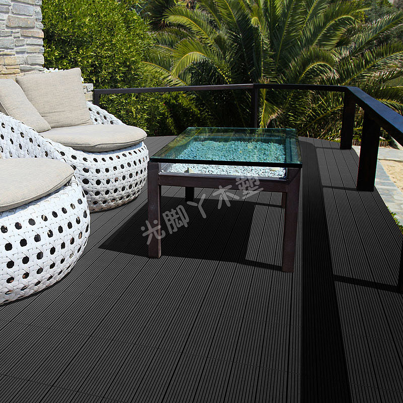 Wood plastic outdoor floor，Outdoor living space，Outdoor furniture floor，